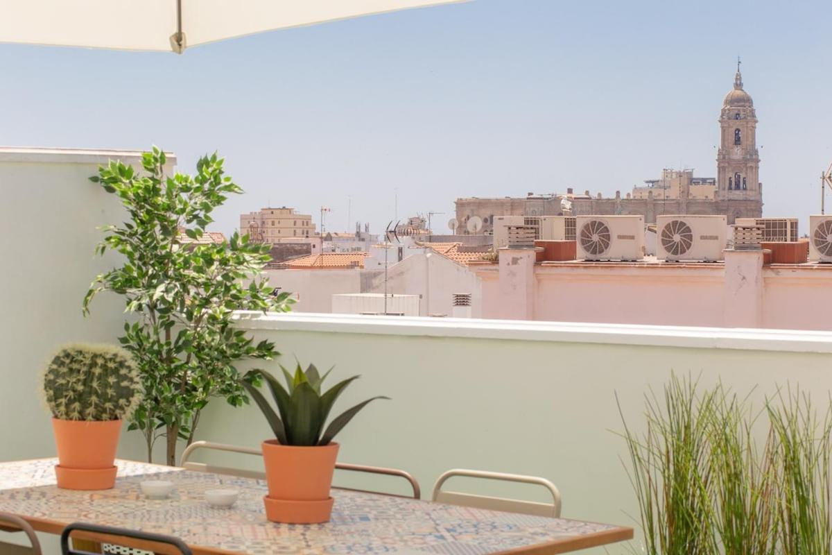 C56 - Studio With Amazing Terrace In The Centre Malaga Exterior photo
